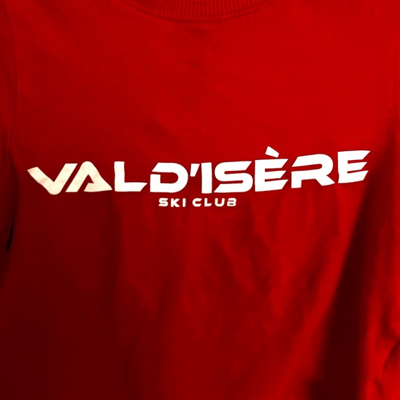 Woman’s Red Cropped Tee Shirt - Picture 2 of 4